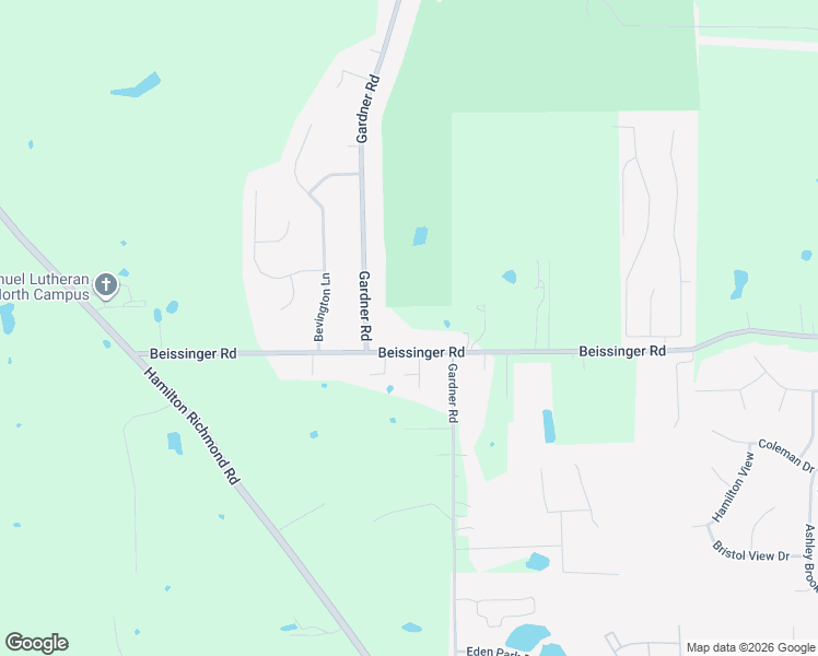 map of restaurants, bars, coffee shops, grocery stores, and more near 1174 Beissinger Road in Hamilton