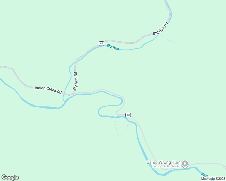 map of restaurants, bars, coffee shops, grocery stores, and more near 1293 Indian Creek Road in Alma