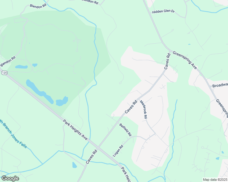 map of restaurants, bars, coffee shops, grocery stores, and more near 3162 Blendon Road in Owings Mills