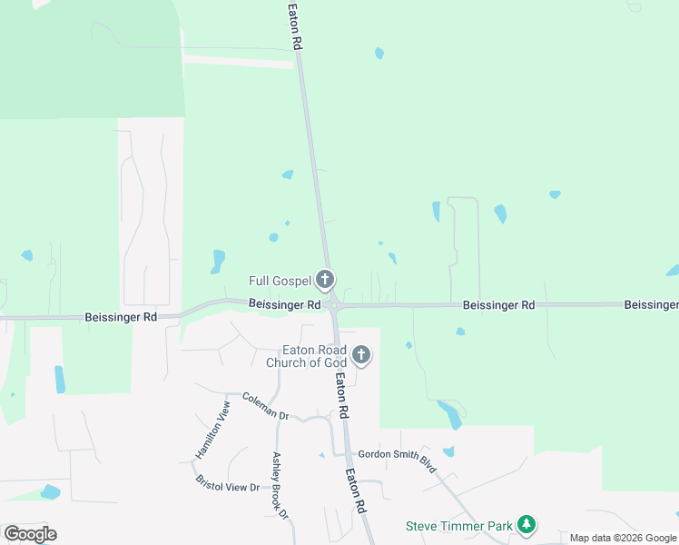 map of restaurants, bars, coffee shops, grocery stores, and more near 2136 Eaton Road in Hamilton