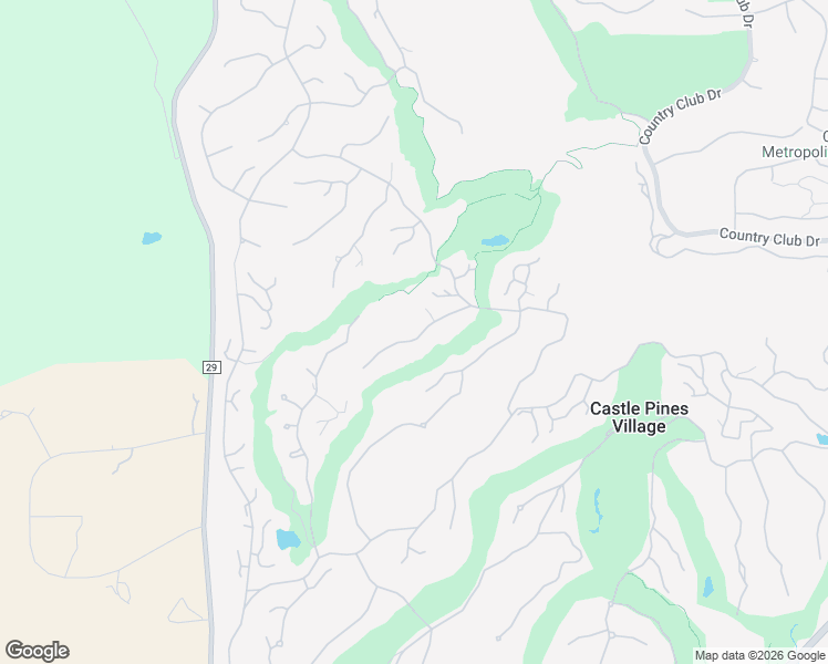 map of restaurants, bars, coffee shops, grocery stores, and more near 165 Glengarry Place in Castle Rock