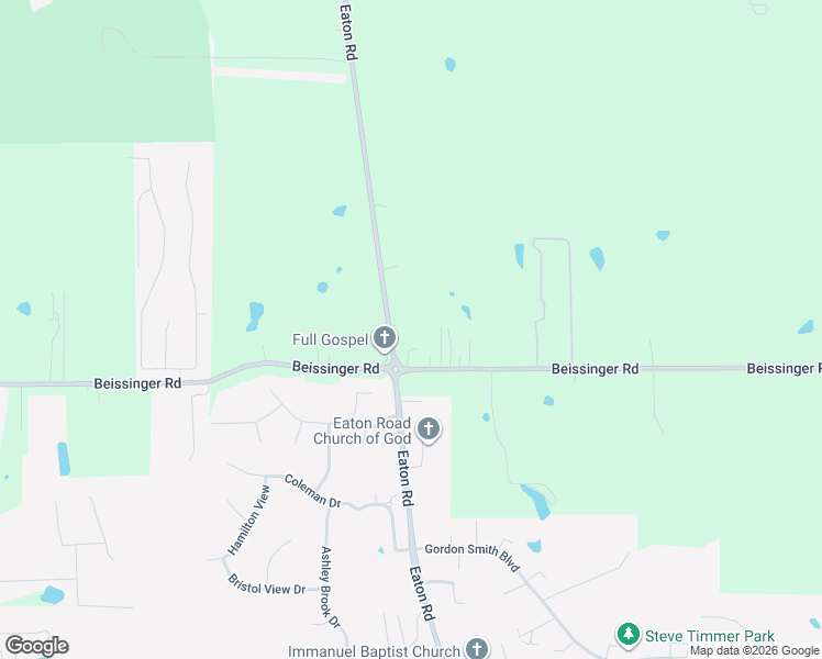 map of restaurants, bars, coffee shops, grocery stores, and more near 2136 Eaton Road in Hamilton