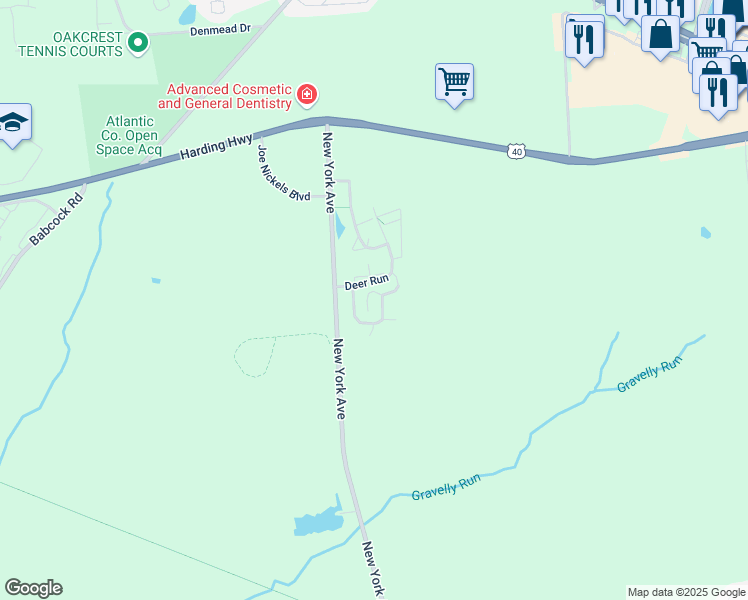 map of restaurants, bars, coffee shops, grocery stores, and more near 4947 Winterbury Drive in Hamilton Township