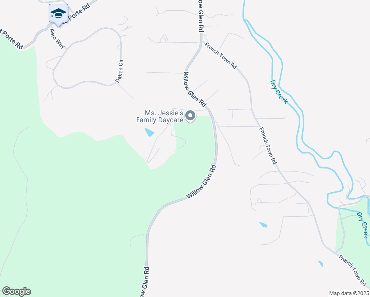 map of restaurants, bars, coffee shops, grocery stores, and more near 8808 Double A Ranch Road in Yuba County