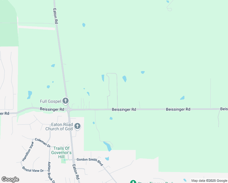 map of restaurants, bars, coffee shops, grocery stores, and more near 494 Beissinger Road in Hamilton