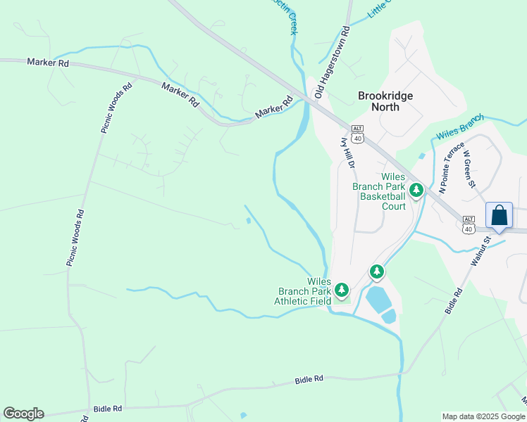 map of restaurants, bars, coffee shops, grocery stores, and more near in Middletown