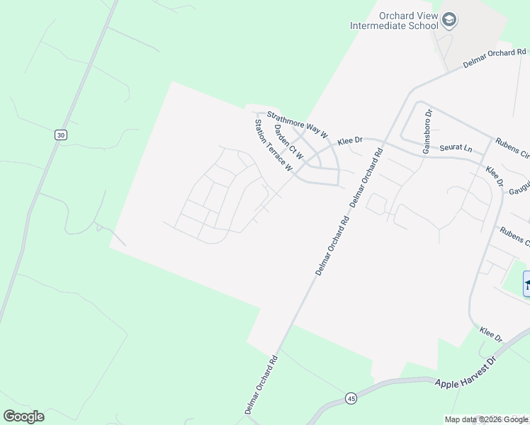 map of restaurants, bars, coffee shops, grocery stores, and more near 301 Klee Drive in Martinsburg