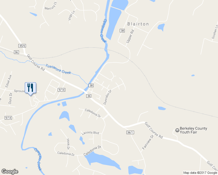 map of restaurants, bars, coffee shops, grocery stores, and more near 12 Lopez Drive in Martinsburg