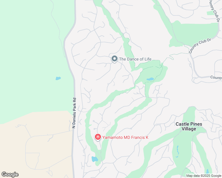 map of restaurants, bars, coffee shops, grocery stores, and more near 225 Hidden Valley Lane in Castle Rock