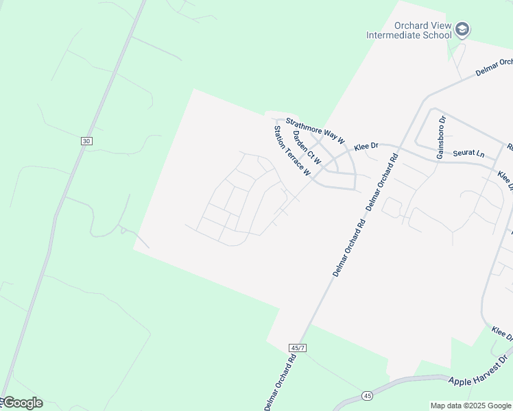 map of restaurants, bars, coffee shops, grocery stores, and more near 691 Husky Trail in Martinsburg