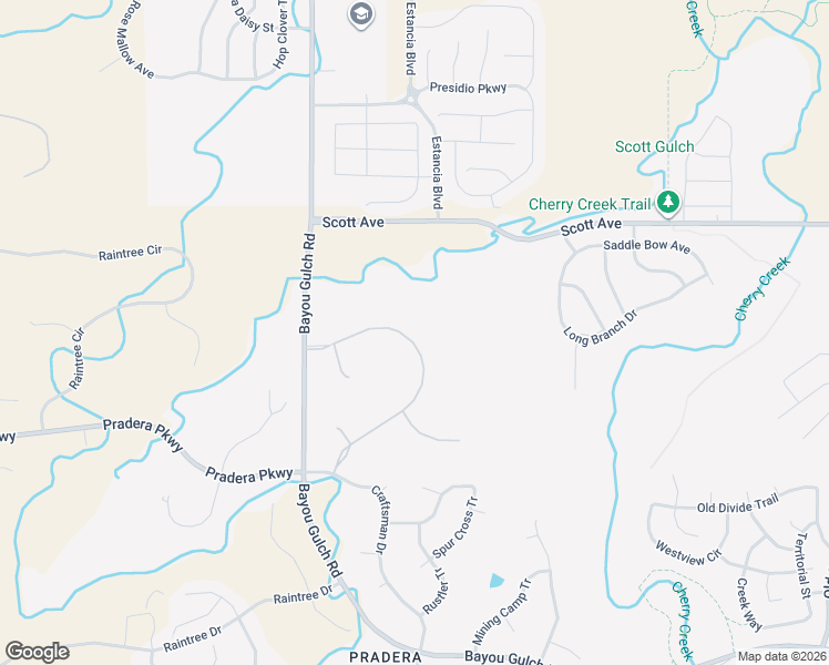 map of restaurants, bars, coffee shops, grocery stores, and more near 5692 Vistancia Drive in Parker