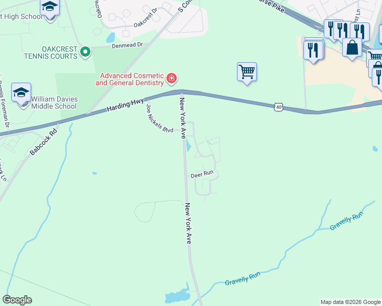 map of restaurants, bars, coffee shops, grocery stores, and more near 4754 Summersweet Drive in Hamilton