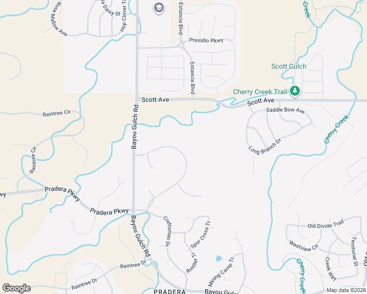 map of restaurants, bars, coffee shops, grocery stores, and more near 5692 Vistancia Drive in Parker