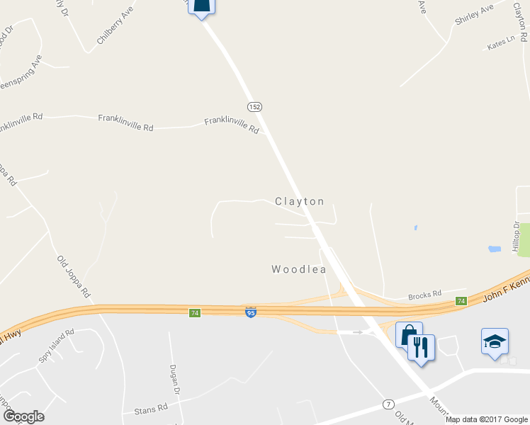 map of restaurants, bars, coffee shops, grocery stores, and more near 2414 Taylor Brook Lane in Harford County