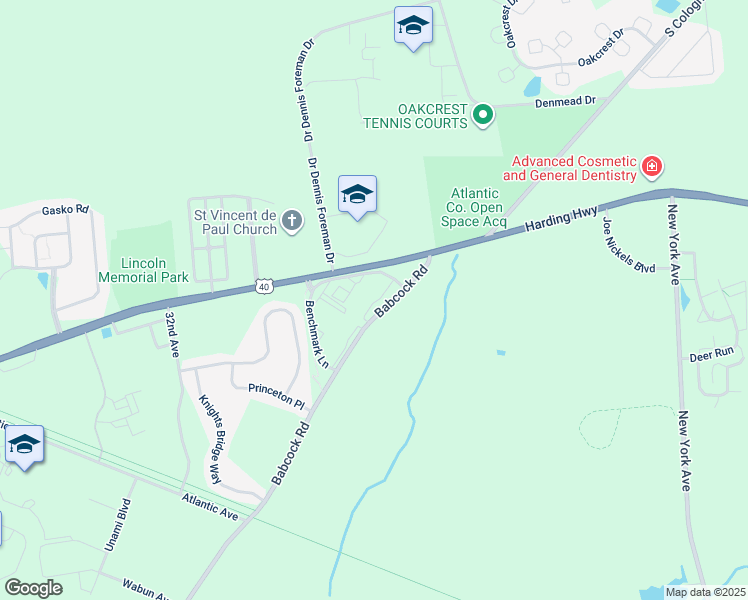 map of restaurants, bars, coffee shops, grocery stores, and more near 1525 Thomas Jefferson Court in Hamilton