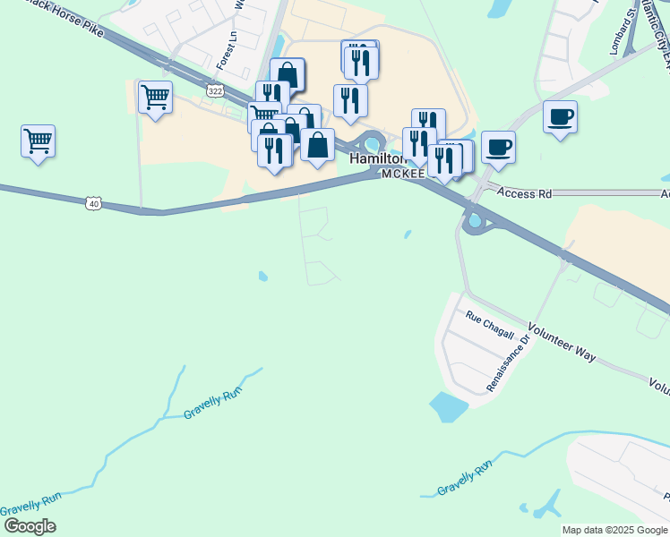 map of restaurants, bars, coffee shops, grocery stores, and more near 4539 Concord Place in Hamilton