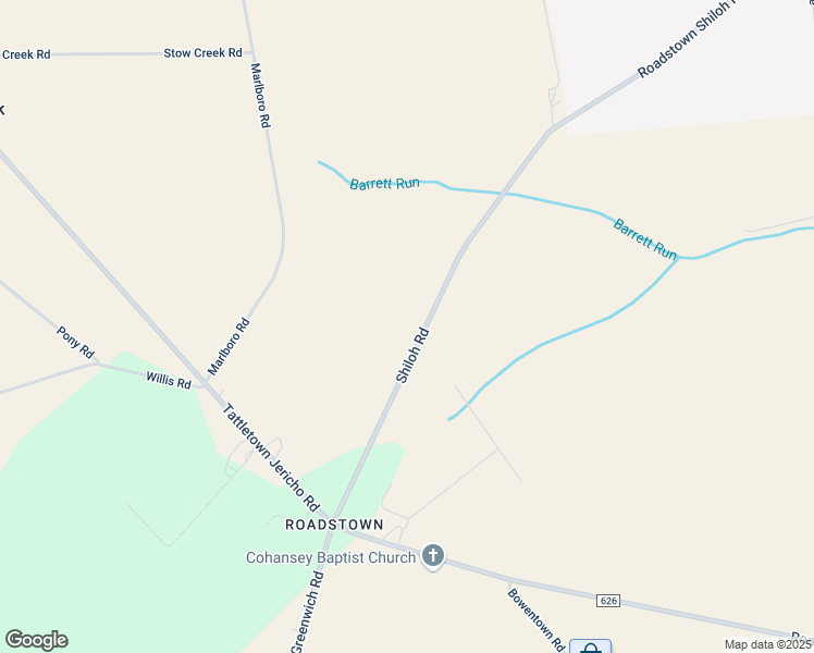 map of restaurants, bars, coffee shops, grocery stores, and more near 262 Shiloh Road in Bridgeton