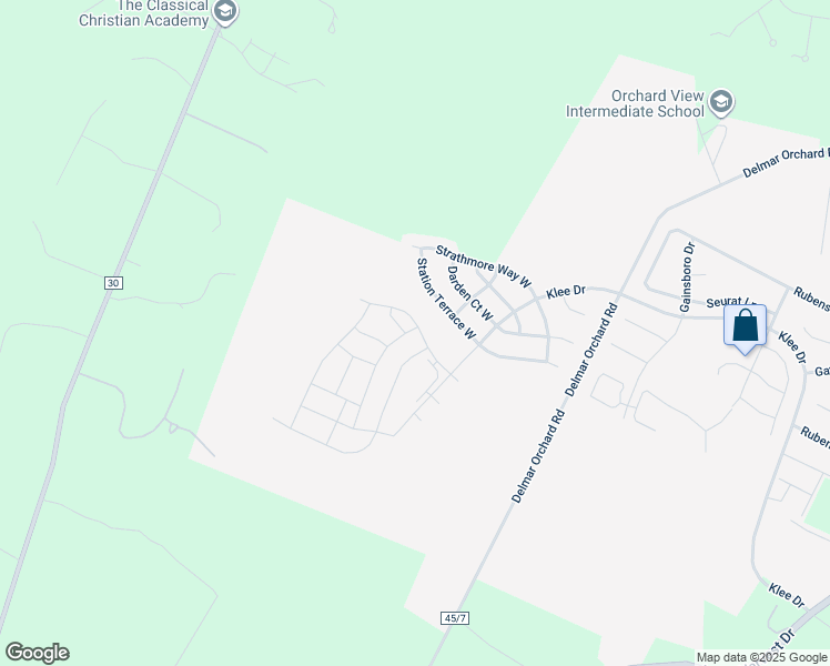 map of restaurants, bars, coffee shops, grocery stores, and more near 200 Hillsdale Place in Martinsburg