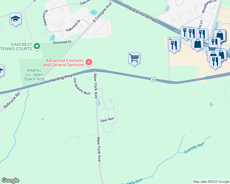 map of restaurants, bars, coffee shops, grocery stores, and more near 4708 Andorea Drive in Hamilton