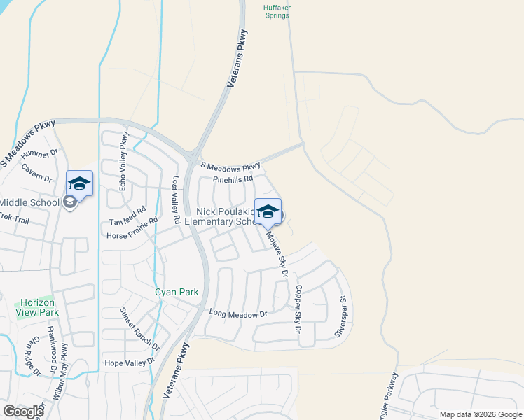 map of restaurants, bars, coffee shops, grocery stores, and more near 920 Providence Place in Reno