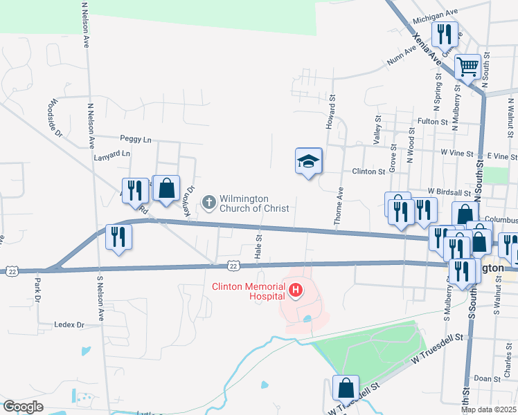 map of restaurants, bars, coffee shops, grocery stores, and more near 759 West Locust Street in Wilmington