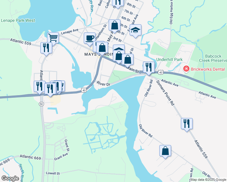 map of restaurants, bars, coffee shops, grocery stores, and more near 6000 Danenhauer Lane in Hamilton