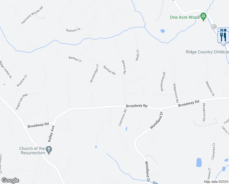 map of restaurants, bars, coffee shops, grocery stores, and more near 11804A Berans Road in Lutherville-Timonium