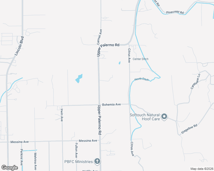 map of restaurants, bars, coffee shops, grocery stores, and more near 6801 Upper Palermo Road in Oroville