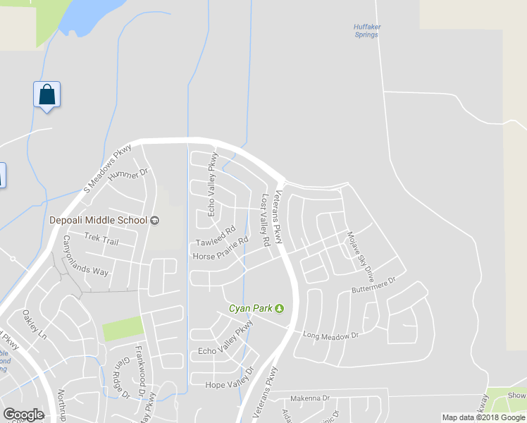 map of restaurants, bars, coffee shops, grocery stores, and more near 9340 Lost Valley Road in Reno