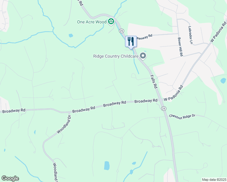 map of restaurants, bars, coffee shops, grocery stores, and more near 11810 Meylston Drive in Lutherville-Timonium