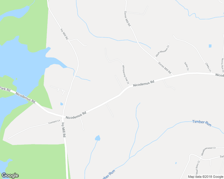 map of restaurants, bars, coffee shops, grocery stores, and more near 1540 Nicodemus Road in Reisterstown