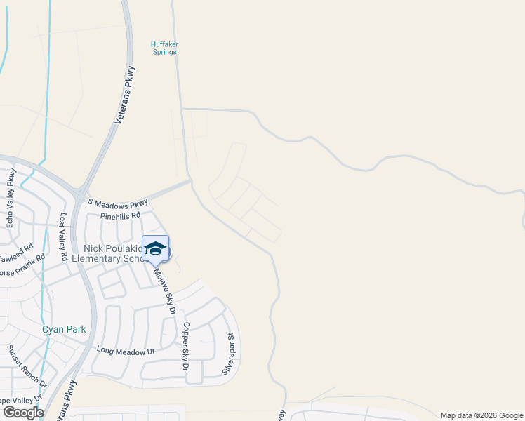 map of restaurants, bars, coffee shops, grocery stores, and more near Mira Loma Road in Reno