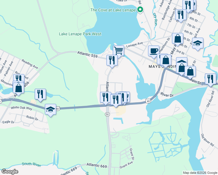 map of restaurants, bars, coffee shops, grocery stores, and more near 28 Mill Street in Hamilton