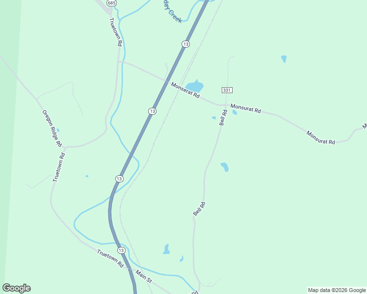 map of restaurants, bars, coffee shops, grocery stores, and more near 17007 Bell Road in Millfield