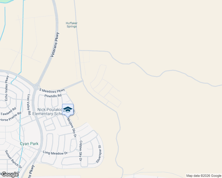 map of restaurants, bars, coffee shops, grocery stores, and more near Mira Loma Road in Reno