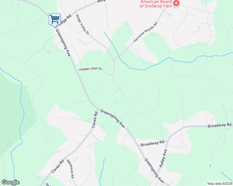 map of restaurants, bars, coffee shops, grocery stores, and more near 11906 Ridge Valley Drive in Owings Mills