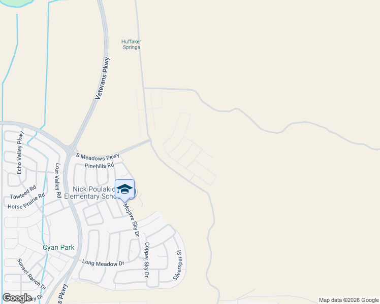 map of restaurants, bars, coffee shops, grocery stores, and more near Mira Loma Road in Reno