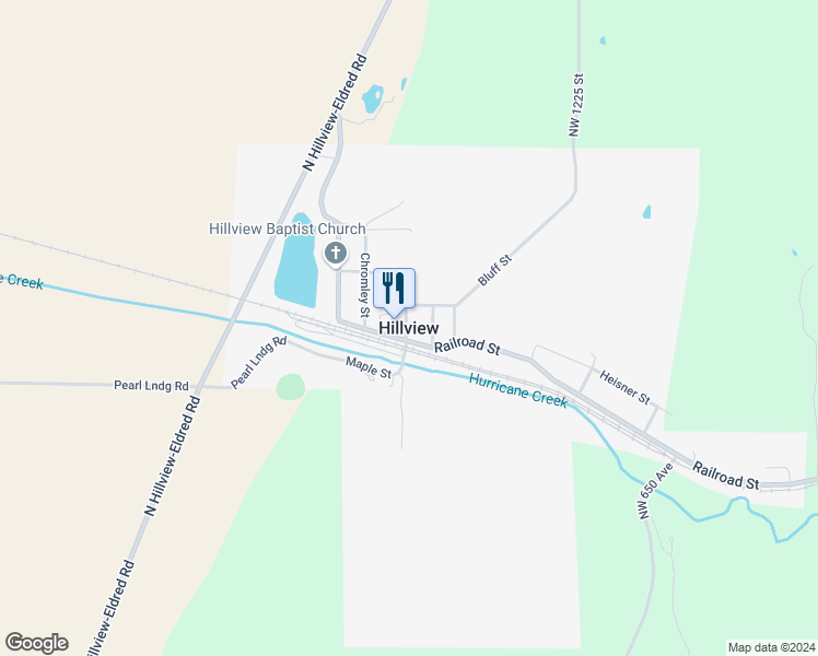 map of restaurants, bars, coffee shops, grocery stores, and more near in Hillview