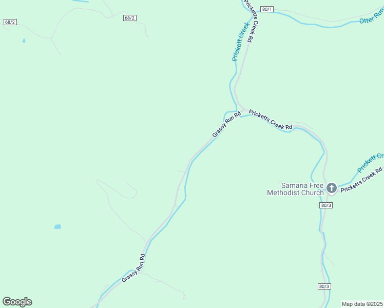 map of restaurants, bars, coffee shops, grocery stores, and more near 695 Grassy Run Road in Fairmont