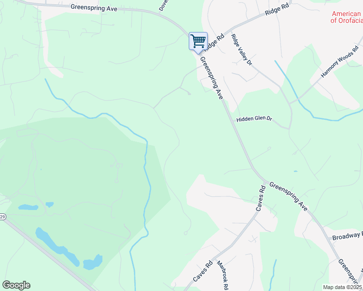 map of restaurants, bars, coffee shops, grocery stores, and more near 3137 Blendon Road in Owings Mills