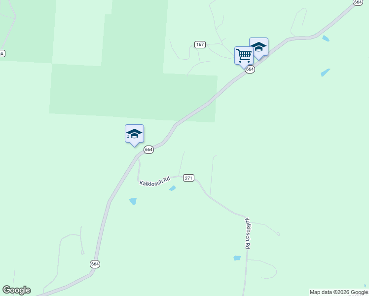 map of restaurants, bars, coffee shops, grocery stores, and more near 19401 Linden Road in Logan