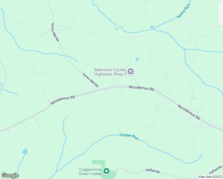 map of restaurants, bars, coffee shops, grocery stores, and more near 1321 Nicodemus Road in Reisterstown