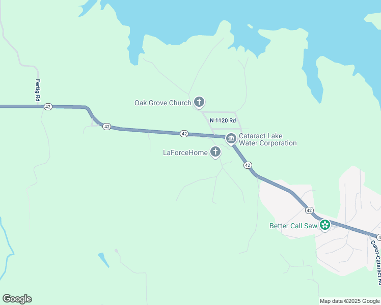 map of restaurants, bars, coffee shops, grocery stores, and more near 11165 Sunny Slope Drive in Poland