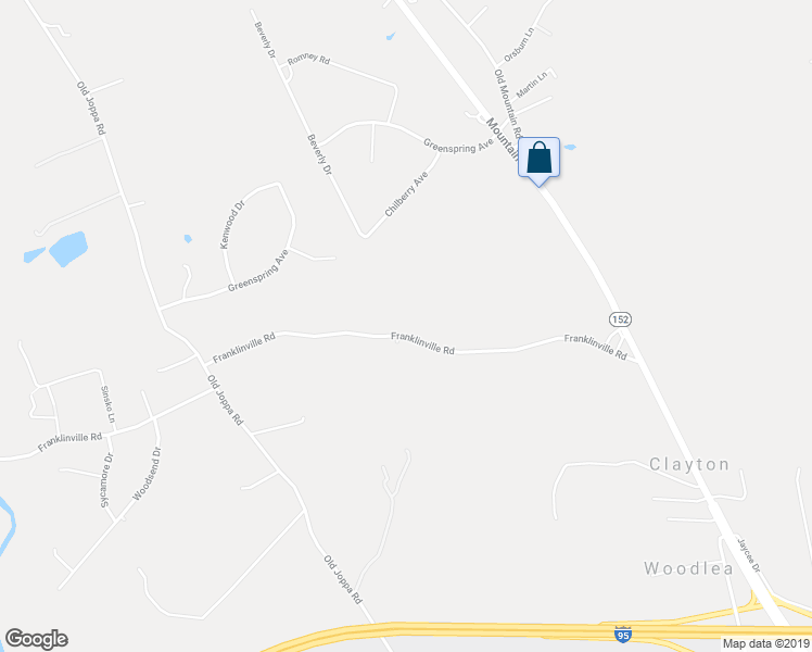 map of restaurants, bars, coffee shops, grocery stores, and more near 2602 Franklinville Road in Harford County