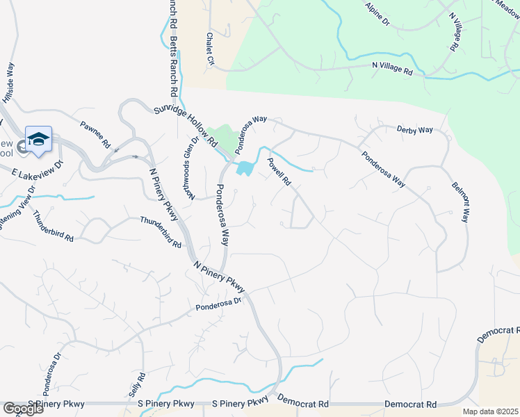 map of restaurants, bars, coffee shops, grocery stores, and more near 9242 Morning Star Place in Parker