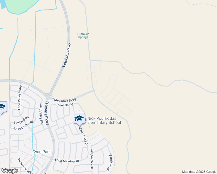 map of restaurants, bars, coffee shops, grocery stores, and more near Mira Loma Road in Reno