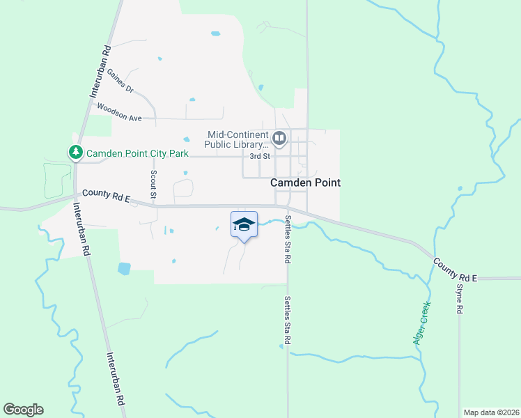 map of restaurants, bars, coffee shops, grocery stores, and more near in Camden Point