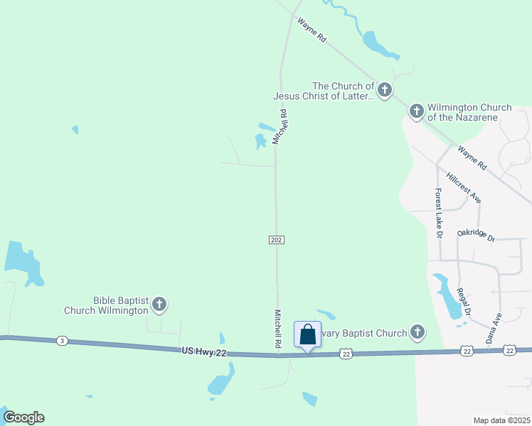 map of restaurants, bars, coffee shops, grocery stores, and more near 493 Mitchell Road in Wilmington