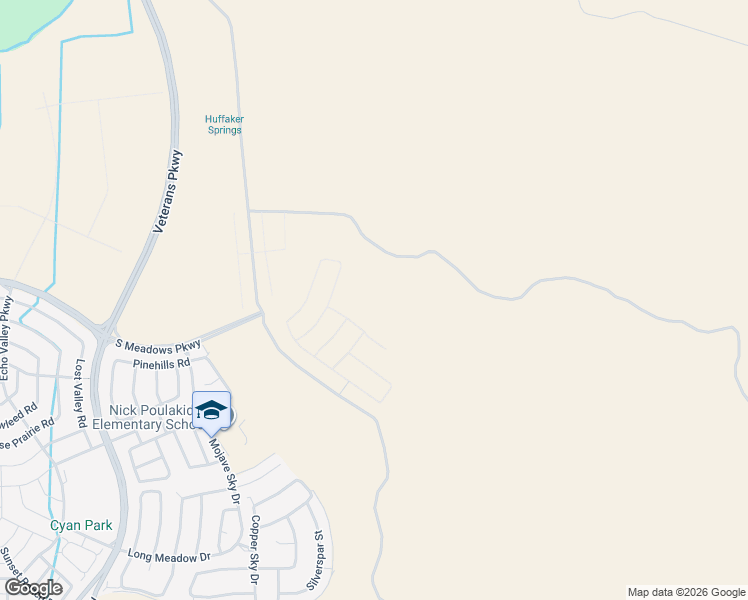 map of restaurants, bars, coffee shops, grocery stores, and more near Mira Loma Road in Reno