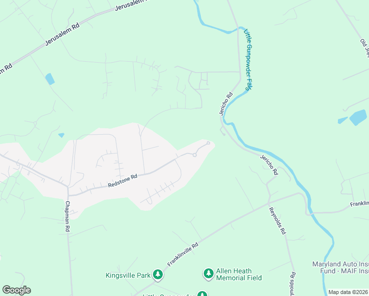 map of restaurants, bars, coffee shops, grocery stores, and more near 8104 Redstone Road in Kingsville